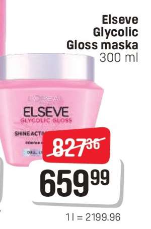 Elseve Glycolic Gloss maska
