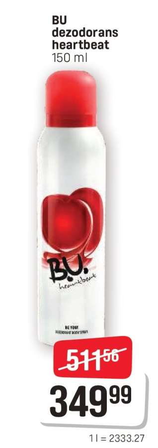 BU dezodorans heartbeat