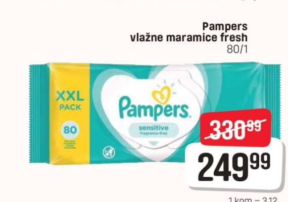 Pampers vlažne maramice fresh