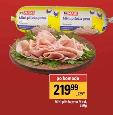 Mini pileća prsa Maxi, 350g