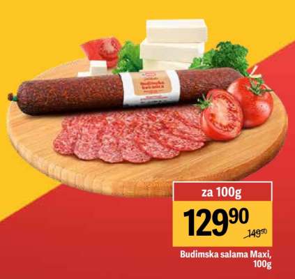 Budimska salama Maxi, 100g