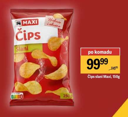 Čips slani Maxi 150g