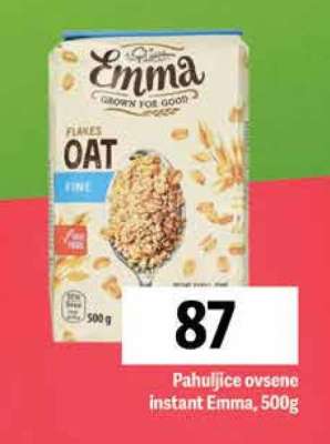 Pahuljice ovsene instant Emma, 500g
