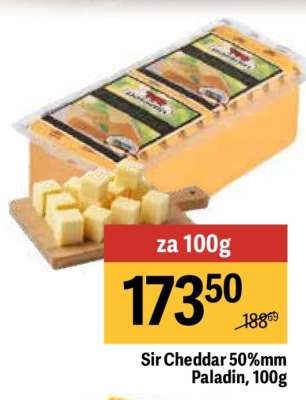 Sir Cheddar 50%mm Paladin, 100g
