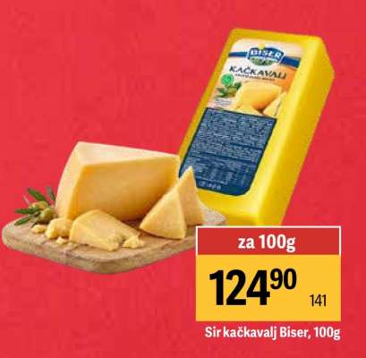 Sir kačkavalj Biser 100g