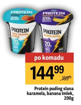 Protein puding slana karamela, banana Imlek, 200g