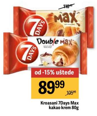 Kroasani 7Days Max kakao krem 80g