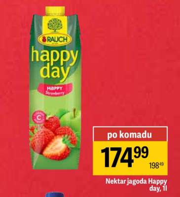 Nektar jagoda Happy day, 1l
