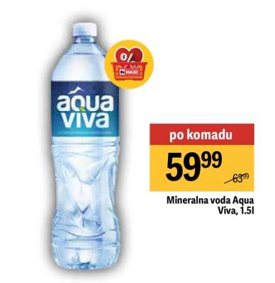 Mineralna voda Aqua Viva 1.5l