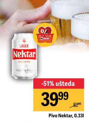 Pivo Nektar, 0.33l