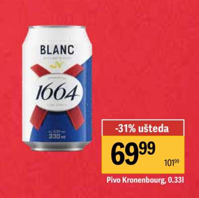 Pivo Kronenbourg 0.33l