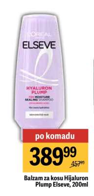 Balzam za kosu Hijaluron Plump Elseve, 200ml