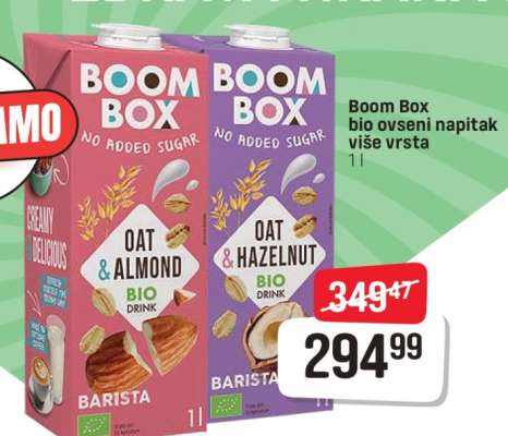 Boom box bio ovseni napitak više vrsta