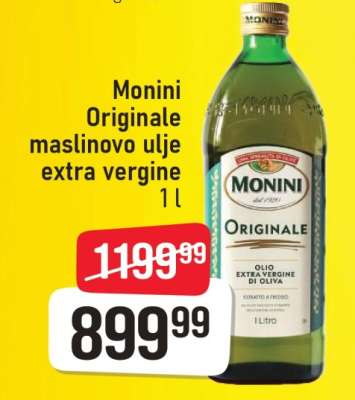 Monini originale maslinovo ulje extra vergine 1 l