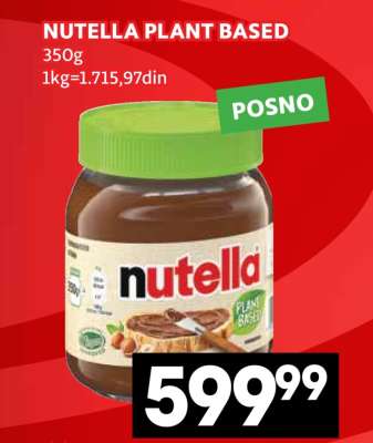 NUTELLA PLANT BASED
