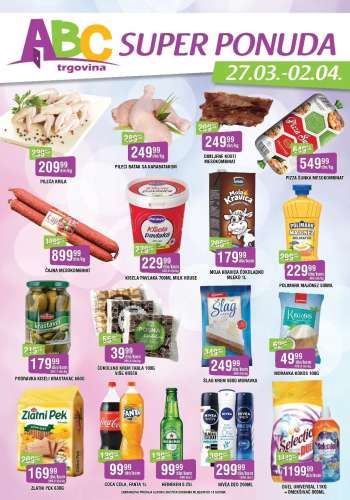 ABC Trgovina katalog - 27.03.2026 - 02.04.2026.