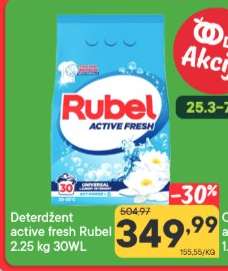 Deterdžent active fresh Rubel 2.25 kg 30WL