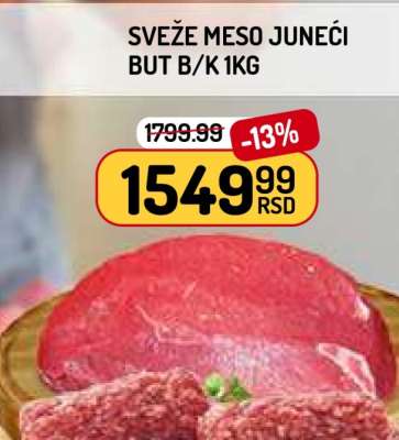 SVEŽE MESO JUNEĆI BUT B/K 1KG