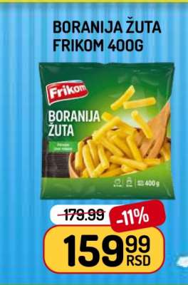 Boranija žuta Frikom 400g