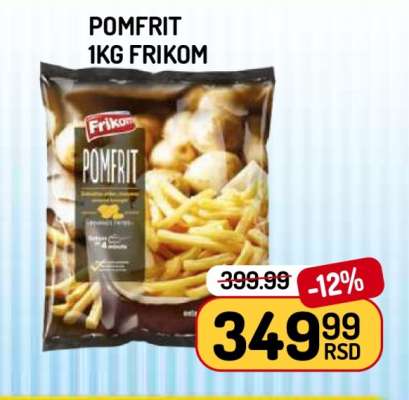 Pomfrit 1kg Frikom