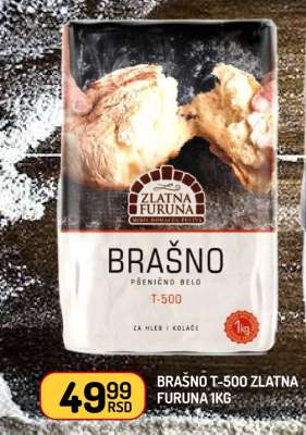 BRAŠNO T-500 ZLATNA FURUNA 1kg
