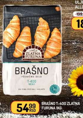 BRAŠNO T-400 ZLATNA FURUNA 1kg
