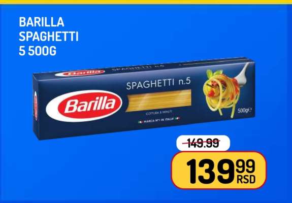 BARILLA SPAGHETTI 5 500g