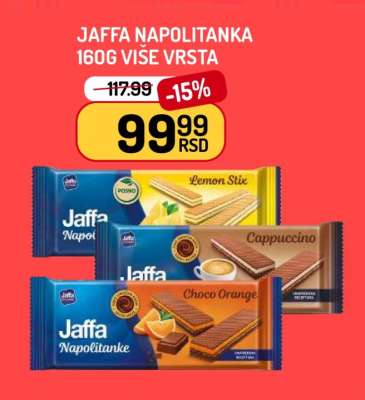 Jaffa Napolitanka 160g više vrsta