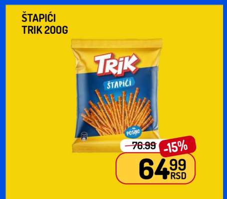 Štapići Trik 200g