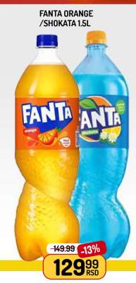 Fanta Orange, Shokata, 1.5l