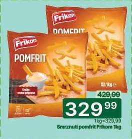 Smrznuti pomfrit Frikom, 1kg