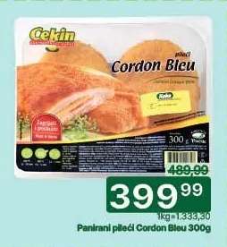 Panirani pileći Cordon bleu 300g