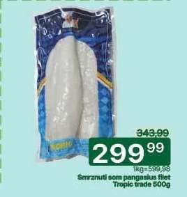 Smrznuti som pangasius filet