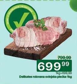Delikates rolovana svinjska plećka 1kg