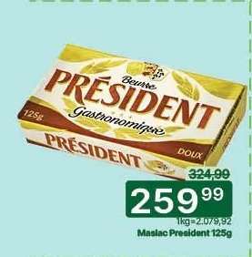 Maslac President 125g