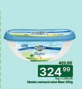Maslac namazni natur Biser 250g
