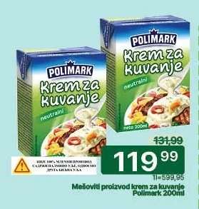 Mešoviti proizvod krem za kuvanje Polimark 200ml