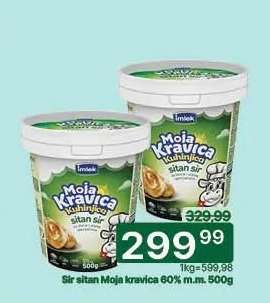 Sir sitan Moja kravica 60% m.m. 500g