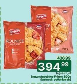 Smrznute rolnice Frikom 800g