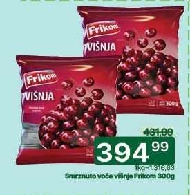 Smrznuto voće višnja Frikom 300g