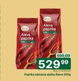 Paprika mlevena slatka Aleva 200g