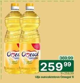 Ulje suncokretovo Omegol 1l