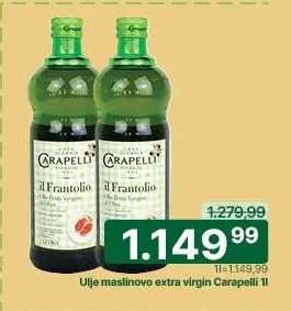 Ulje maslinovo extra virgin Carapelli 1l
