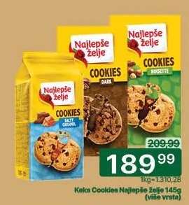 Keks cookies Najlepše želje 145g