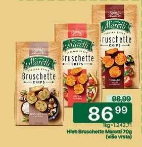 Hleb Bruschette Maretti 70g
