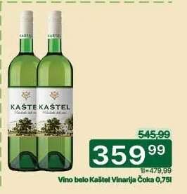 Vino belo Kaštel Vinarija Čoka 0.75l