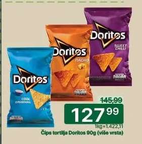 Čips tortilja Doritos 90g