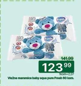 Vlažne maramice baby aqua pure Fresh 60 kom.
