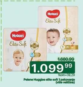 Pelene Huggies elite soft 1 pakovanje