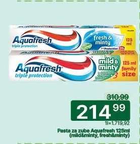 Pasta za zube Aquafresh 125ml